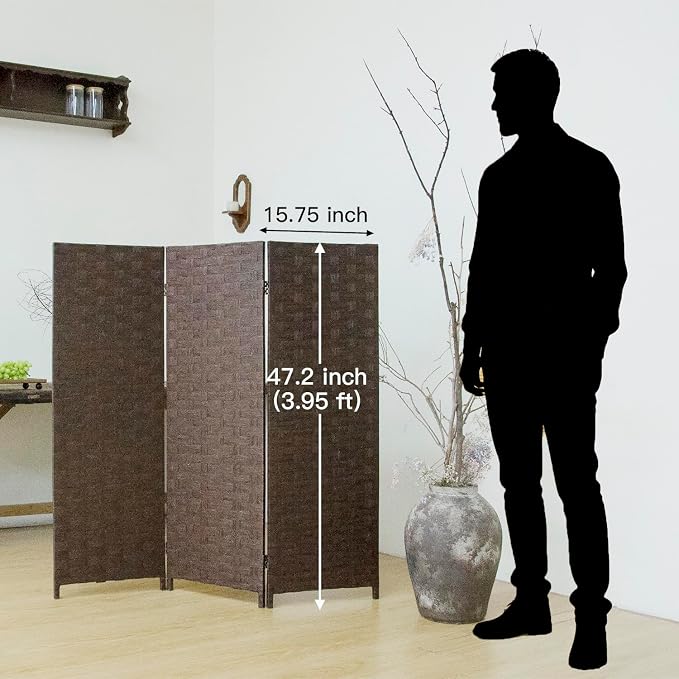 3 Panel Short Room Divider Screen - Image 5