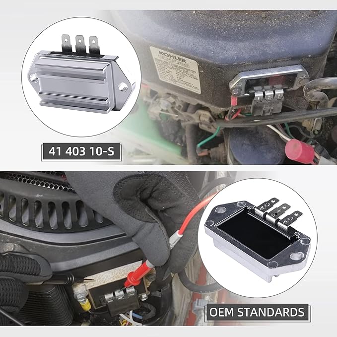 Voltage Regulator Rectifier Replaces for Kohler 8-25 HP Engine,Fit Part Number 41 403 09,41 403 10-S,25 403 03-S,41 403 04,41 403 05,41 403 06,41 403 08