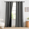 NICETOWN 100% Blackout Curtains 84 Inches Long, 42x84 Inch, Room Darkening by NICETOWN