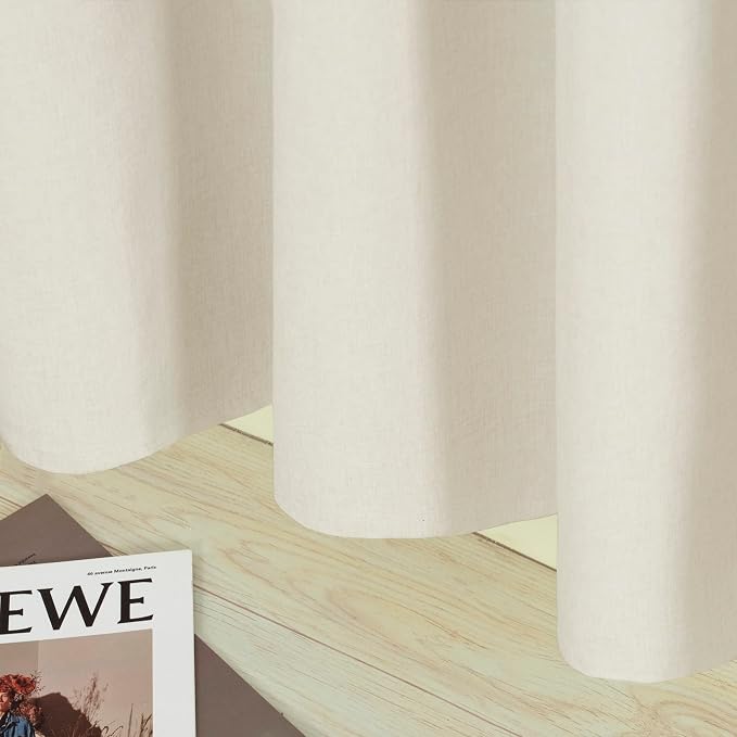 YoungsTex Linen 100% Blackout Curtains - Image 9