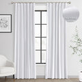 Joywell 100% Blackout Linen Curtains 84 Inch Long by Joywell