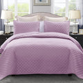 Exclusivo Mezcla Reversible Full Queen Quilt Bedding Set, Lilac | Lightweight by ExclusivoMezcla
