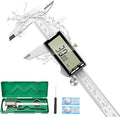 Raynesys Digital Caliper 12 Inch with Large LCD Screen, Inch/MM/Fraction Conversion, 300mm Micrometer Caliper All Stainless Steel Diameter Measuring Tool for Jewelers/Woodworkers/DIY