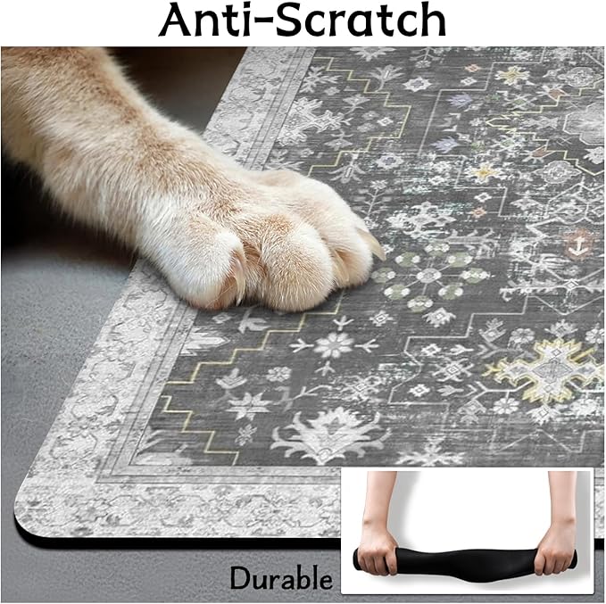 Pet Food Mats for Floor, Absorbent Dog Mat for Food and Water Dispenser Mat, Dog Food Mat Quick Dry Cat Food Mat Pet Supplies