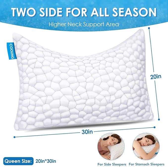 Side Sleeper Pillow for Neck and Shoulder Pain Relief, Cervical Neck Support - Image 9