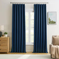 Pinch Pleated Curtains 150 Inches Long 2 Panels Set, Thermal Insulated Blackout by KEQIAOSUOCAI
