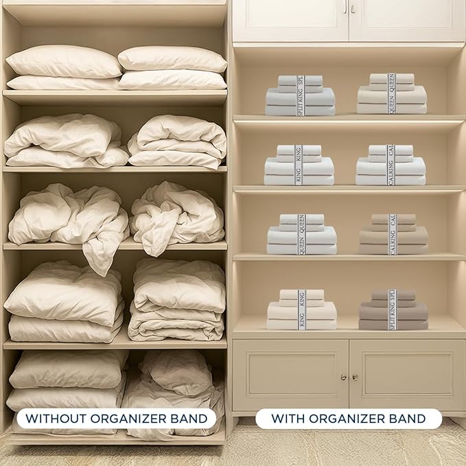 Therapedic 1000TC Queen 6-Piece Sheet Set - 100% Organic Rayon Derived from Bamboo Blend with Cooling Fiber, Ideal for Hot Sleepers - 16" Deep Pocket Fitted Sheet, Bonus Pillowcases - Light Grey
