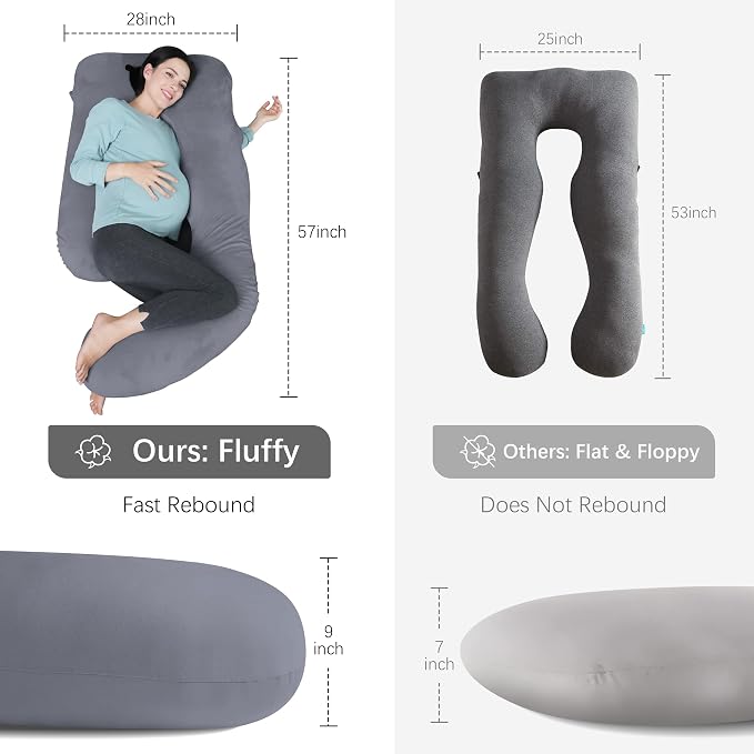 MOON PARK Pregnancy Pillows for Sleeping - Image 7