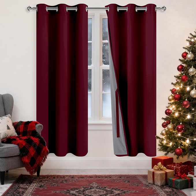 XWZO 100% Blackout Curtain Panels by XWZO