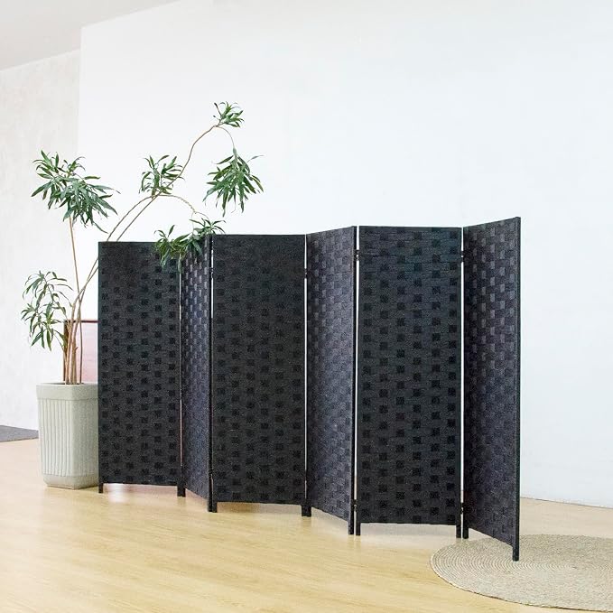 6 Panel Double Sided Short Room Divider - Image 2