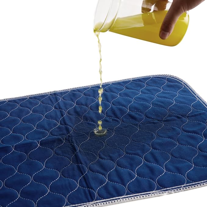 Alsunny® Hide Stains Pads for Beds for Incontinence Adults 36x72 Inch (2pack),Bed Pads for Incontinence Washable Extra Large,Blankets Waterproof and Stain Proof,Incontinence Bed Pad Washable for Adult