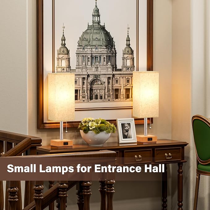 Bedside Lamp for Bedroom Set of 2 - Image 6