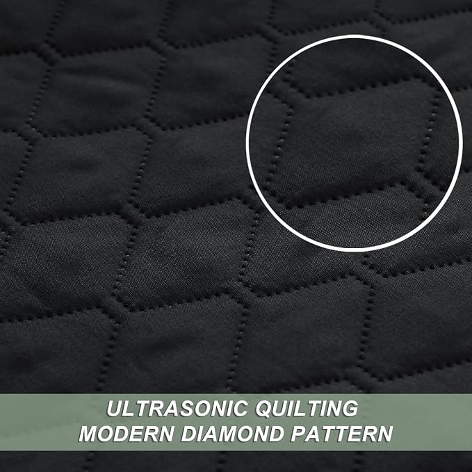 Exclusivo Mezcla Reversible California King Quilt Set, Soft Microfiber - Image 4