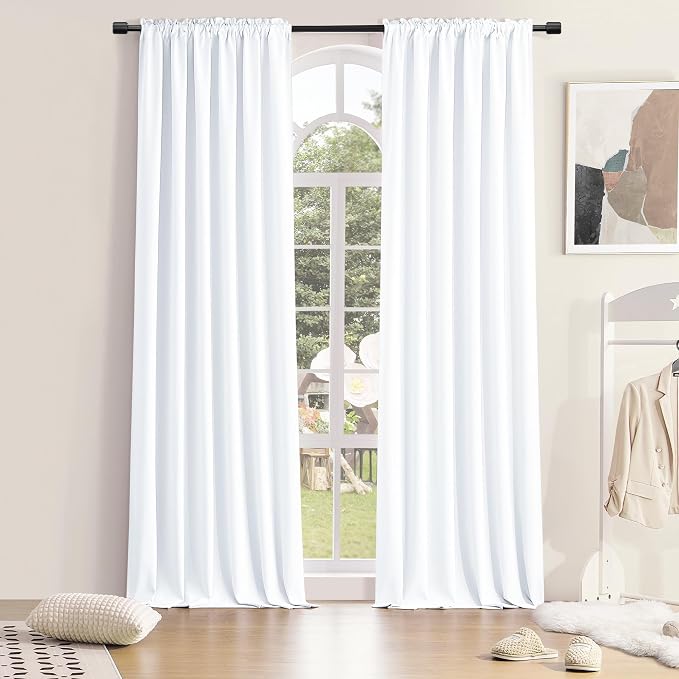 Light Filter Low Shading Effect Curtains Set by DONREN