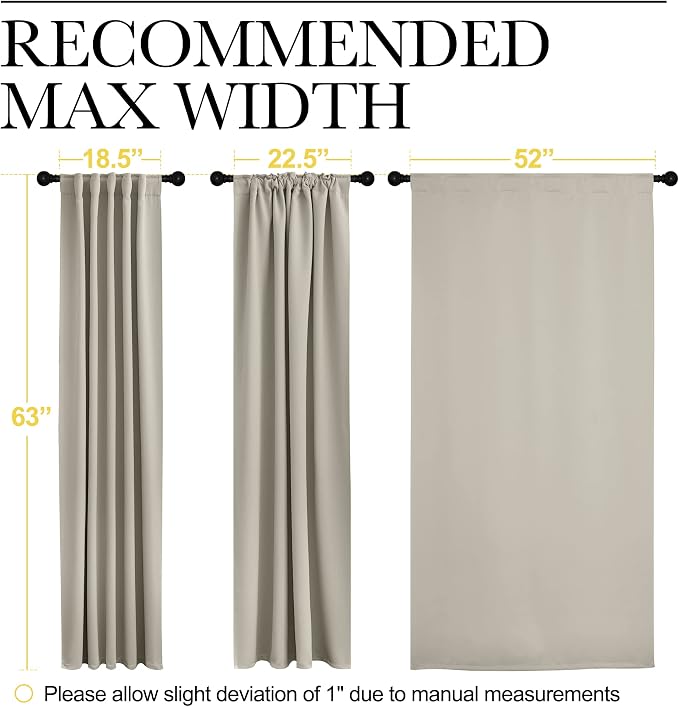 NICETOWN Blackout Curtains Window Drapes - Image 7