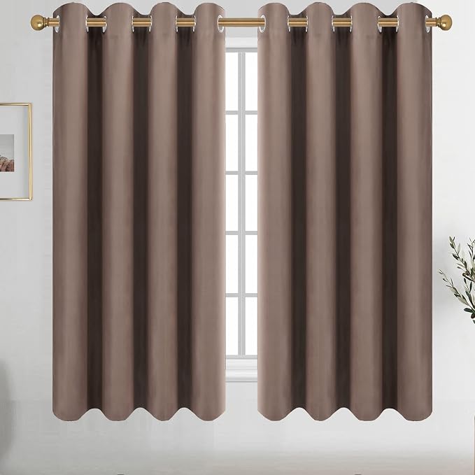 Diraysid Cappuccino Grommet Blackout Curtains by Diraysid%2C+refresh+your+life