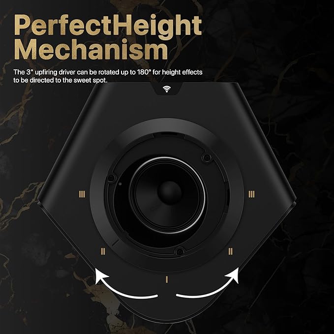 Nakamichi Dragon Home Surround Sound System with Dual 12" Subwoofers, Dolby Atmos and DTS:X Pro. Soundbar Meets AV Receiver