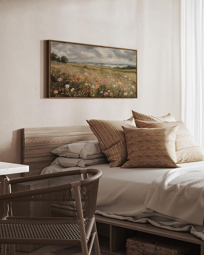 InSimSea Extra Large Framed Vintage Wall Art, Living Room Country Farmhouse - Image 2