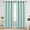 COSVIYA Grommet Room Darkening Aqua Curtains 90 inch Long by COSVIYA