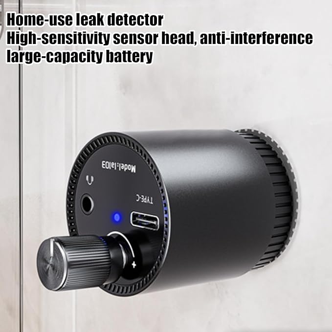 Water Leak Detectors for Home - Smart Monitor Device, Underground Water Leak Detection Sensor, Home Safety Category for Bedroom Basement Kitchen Laundry Apartment Construction Site