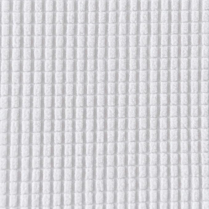 Easy-Going 6 Pieces Recliner Loveseat Stretch Sofa Slipcover Sofa Cover Furniture Protector Couch Soft with Elastic Bottom Kids, Spandex Jacquard Fabric Small Checks Snow White