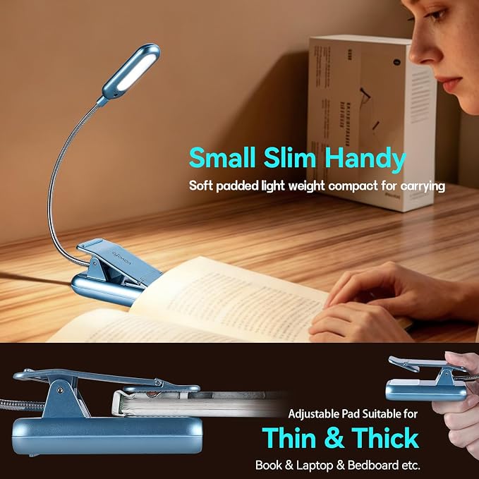 VAVOFO Rechargeable Reading Light, 7 LEDs - Image 5