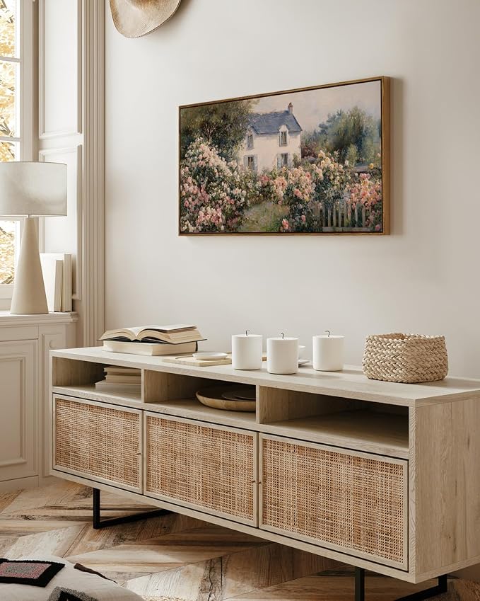 InSimSea Extra Large Framed Vintage Wall Art, Living Room Country Farmhouse - Image 2