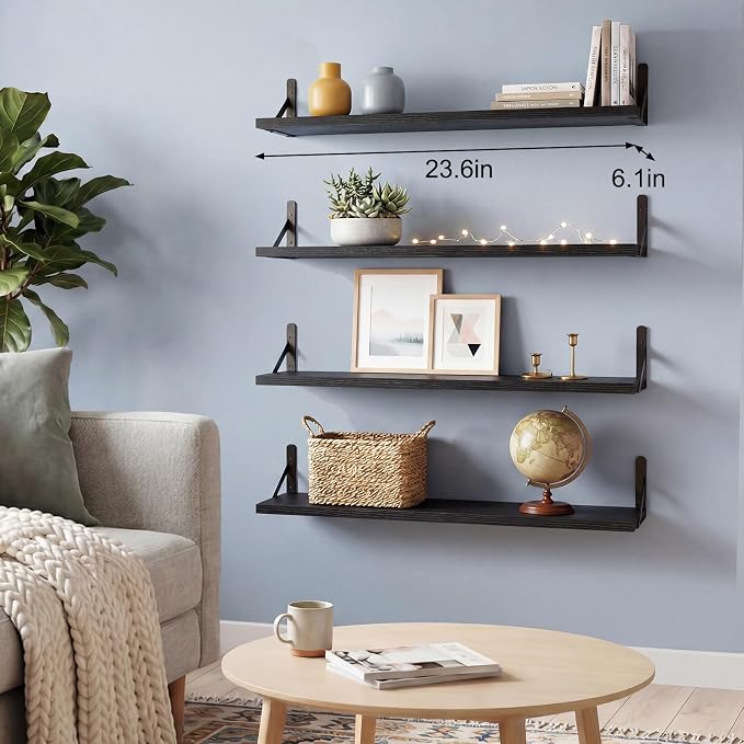 YGEOMER 23.6in Floating Shelves - Image 2