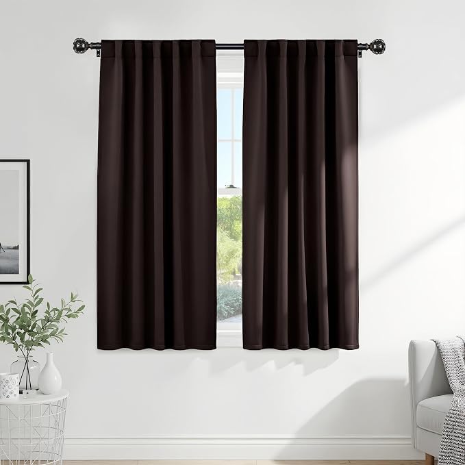 PONY DANCE Bedroom Blackout Curtains - 42 W x 72 L by PONYDANCE