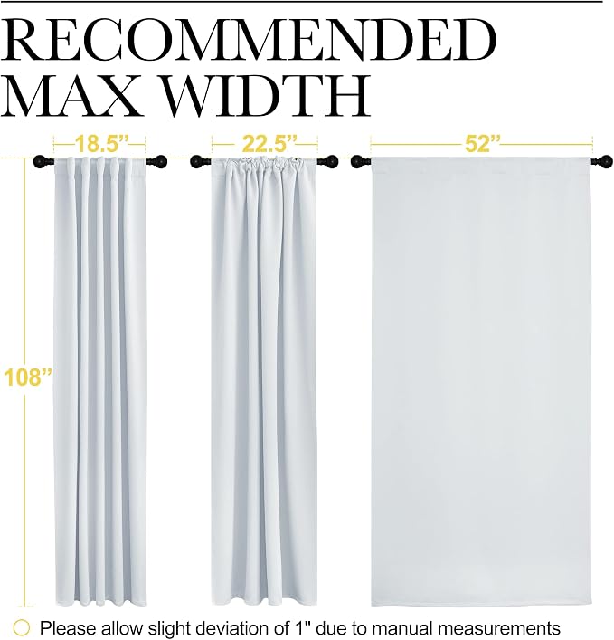 NICETOWN Living Room Curtain Panels - Image 7
