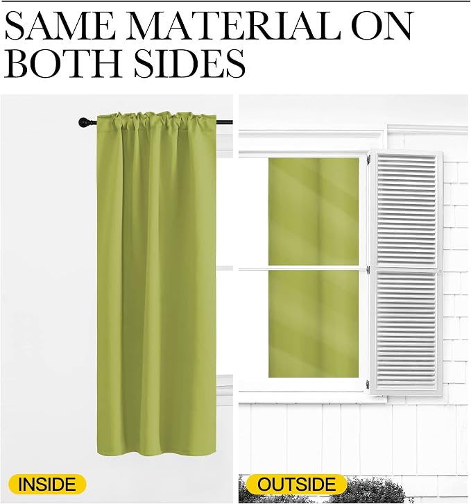 NICETOWN Bedroom Curtains Blackout Drapery Panels - Image 7