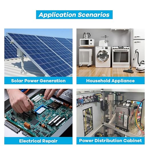 AC 80-260V 100A Multi-Function Power Monitor LCD Digital Display Voltage Current Frequency Power Factor Energy Meter Ammeter Voltmeter with Split Core Current Transformer