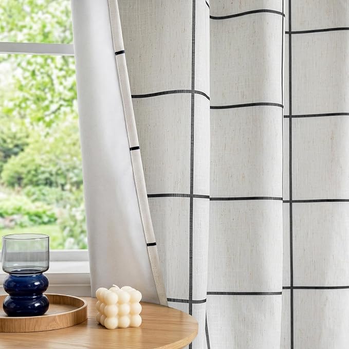 100% Blackout Curtains for Bedroom Room, 2 Thick Layers Thermal Insulated - Image 2