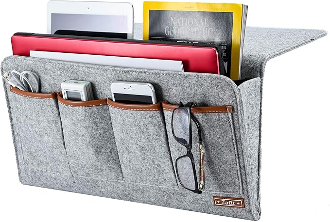 Zafit Bedside Caddy, Large Size Storage Organizer by ZAFIT