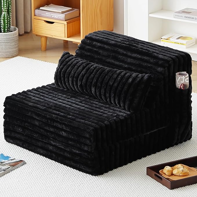 Folding Sofa Bed Convertible Sleeper Chair Mattress by TiitaHome