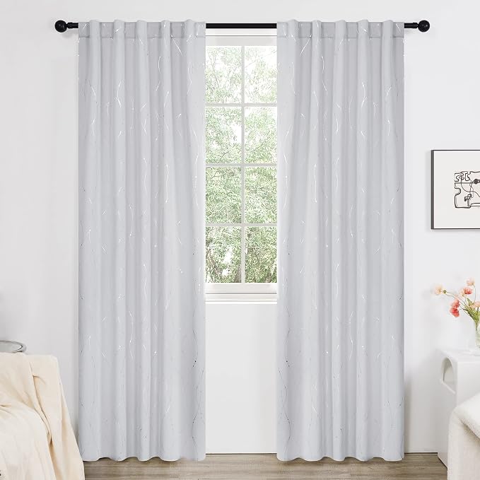 Deconovo Blackout Back Tab Curtains - Image 2