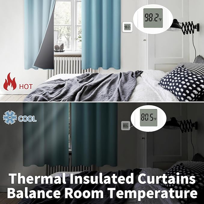 BGment Thermal Insulated 100% Blackout Curtains - Image 4