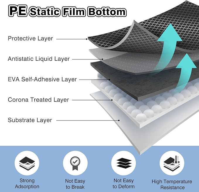 36"x 48" Chair Mat for Hard Floors, Durable Office Chair Mat for Tile &Laminate Floor, Easy to Clean Desk Floor Mats for Hard Floors, 3D Carbon Fiber Pattern Floor Protector,Waterproof Office Mat