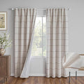 100% Blackout Curtains for Bedroom Room, 2 Thick Layers Thermal Insulated by Zyvola