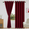 DWCN Blackout Curtains with Tiebacks by DWCN