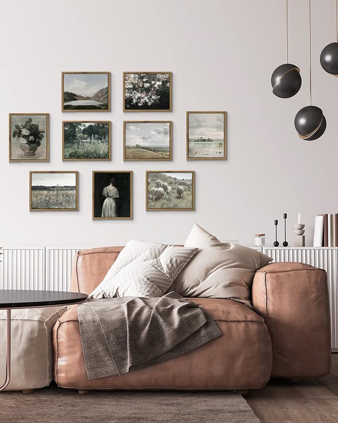 InSimSea Framed Canvas Wall Art, Bathroom Pictures Wall Decor, Spring Landscape - Image 2