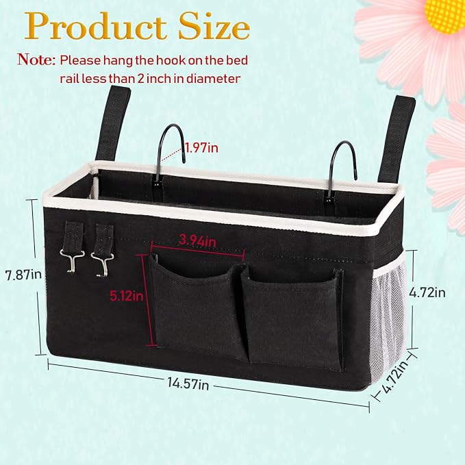 Bedside Caddy Bedside Storage Bag - Image 4