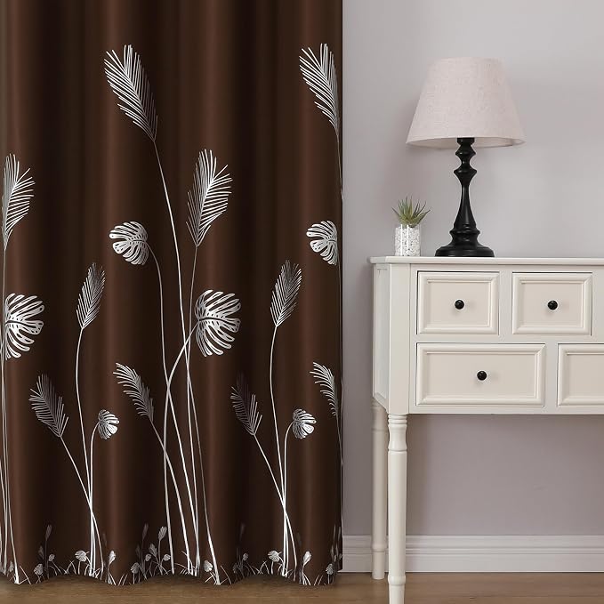 Brown Blackout Curtains for Living Room 84 Inch Length 2 Panels Set, Room - Image 2