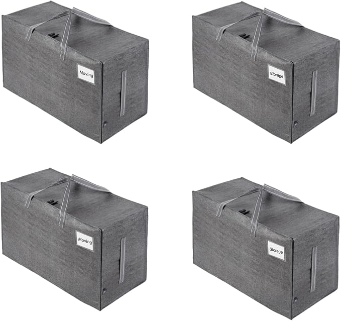 VENO 4 Pack Extra Large Heavy Duty Moving Bags by Veno