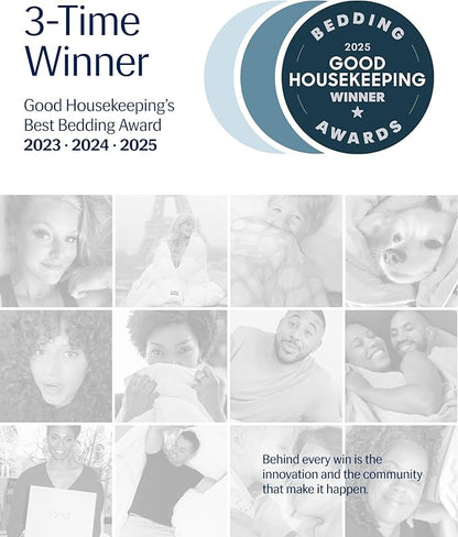 REST® Evercool® Cooling Comforter, Twin/Twin XL, Blanket for Hot Sleepers, All Season Bedding to Keep Cool for Night Sweats, Breathable Lightweight Blanket, 68"x90" Inches, Arctic White