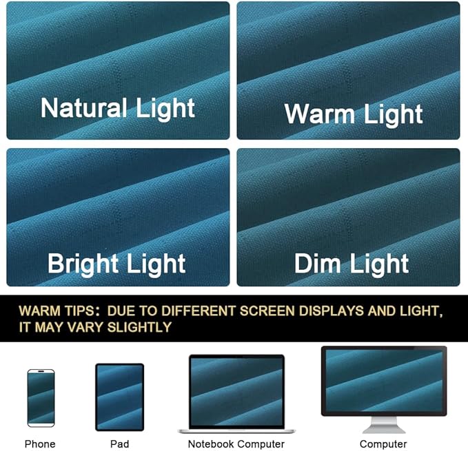 PrinceDeco 100% Blackout Curtains for Bedroom 2 Panels Set Thermal Insulated Full Light Blocking Drapes Window Curtain Panels Grommet Black Out Cute Curtains for Nursery,52" W x 54" L, Blue Sapphire