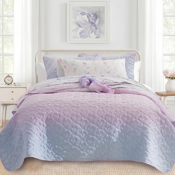 Quilts for Full/Queen Bed Colorful Bedspreads Soft Bed Summer Lightweight by SchnauzerHome