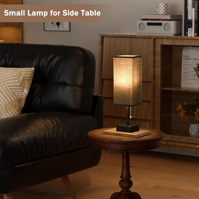 Bedside Lamp for Bedroom Set of 2 - Image 6