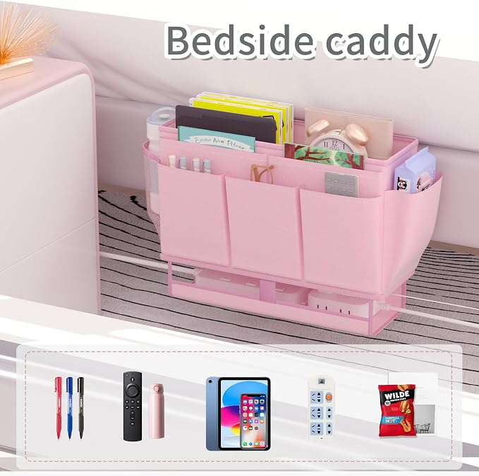 Bedside Caddy Organizer, Bed Caddy - Image 7