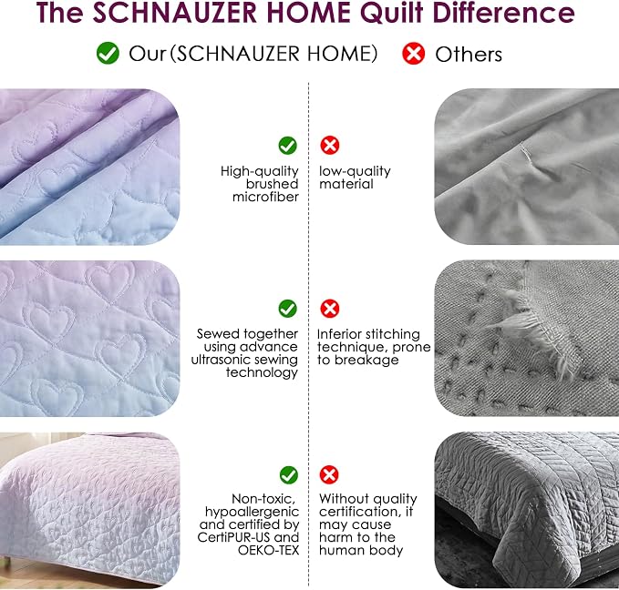 Quilts for Full/Queen Bed Colorful Bedspreads Soft Bed Summer Lightweight - Image 2